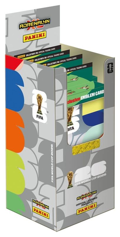 FIFA World Cup 2026 - Cartes à collectionner Adrenalyn XL - Présentoir Pencil Tin (4) - Panini