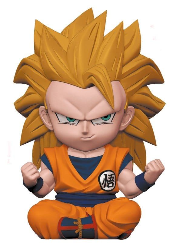 Dragon Ball: Tirelire Son Goku Super Saiyan 3 15 cm - Plastoy