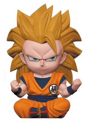 Dragon Ball: Tirelire Son Goku Super Saiyan 3 15 cm - Plastoy