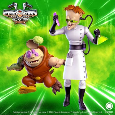 Les Motards de l'espace - Figurine Karbunkle &amp; Fred The Mutant 23 cm - Nacelle Consumer Products