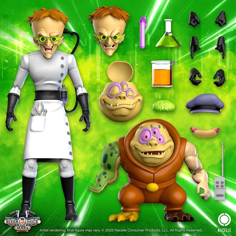 Les Motards de l'espace - Figurine Karbunkle & Fred The Mutant 23 cm - Nacelle Consumer Products