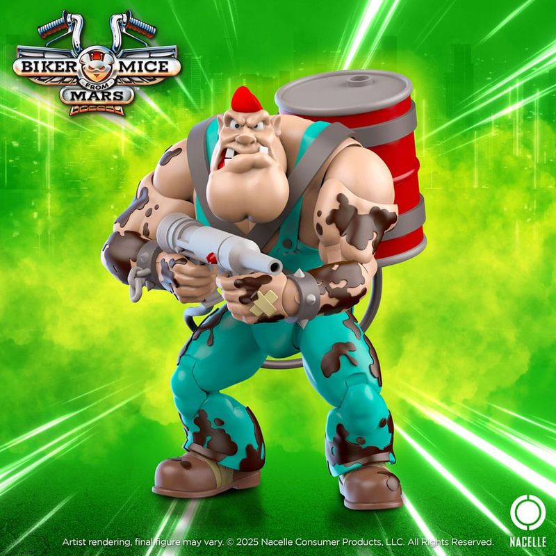 Les Motards de l'espace - Figurine Greasepit 18 cm - Nacelle Consumer Products Les Motards de l'espace - Figurine Greasepit 18 cm - Nacelle Consumer Products
