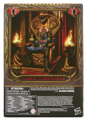 G.I. Joe Classified Series - Figurine Cobra Commander in Dress Uniform &amp; Throne 15 cm - Hasbro