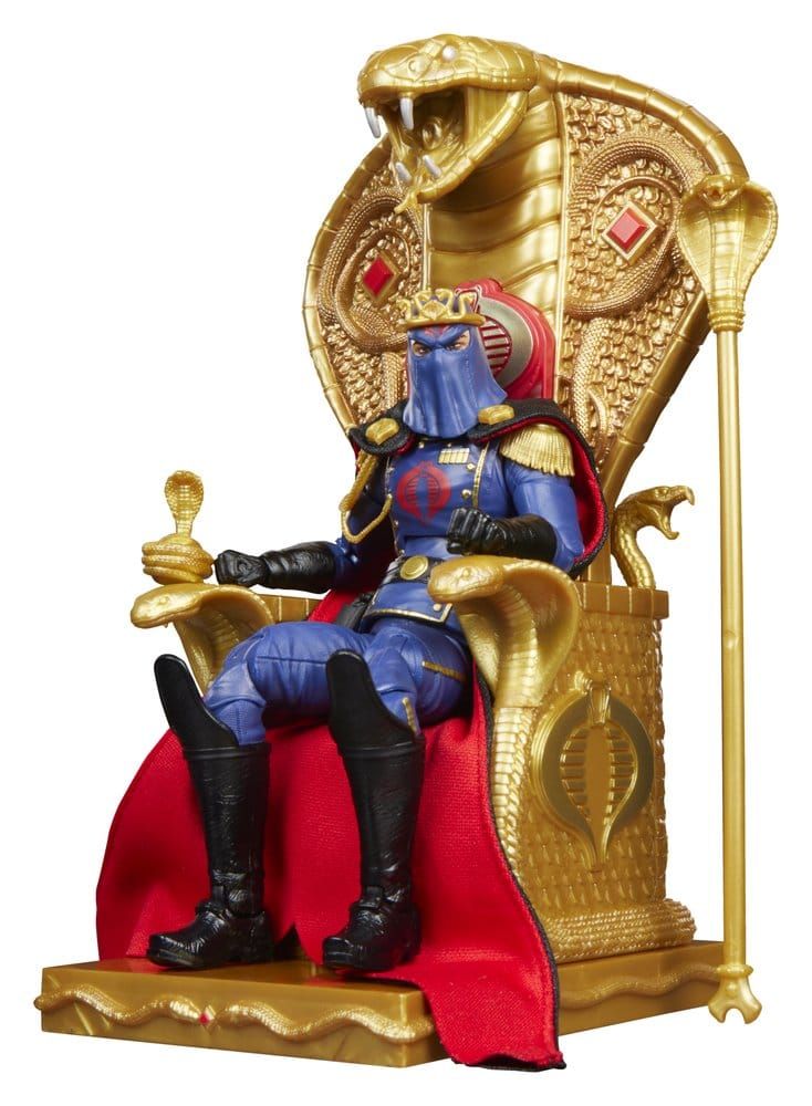 G.I. Joe Classified Series - Figurine Cobra Commander in Dress Uniform &amp; Throne 15 cm - Hasbro