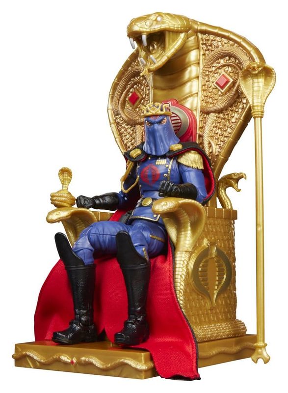 G.I. Joe Classified Series - Figurine Cobra Commander in Dress Uniform &amp; Throne 15 cm - Hasbro