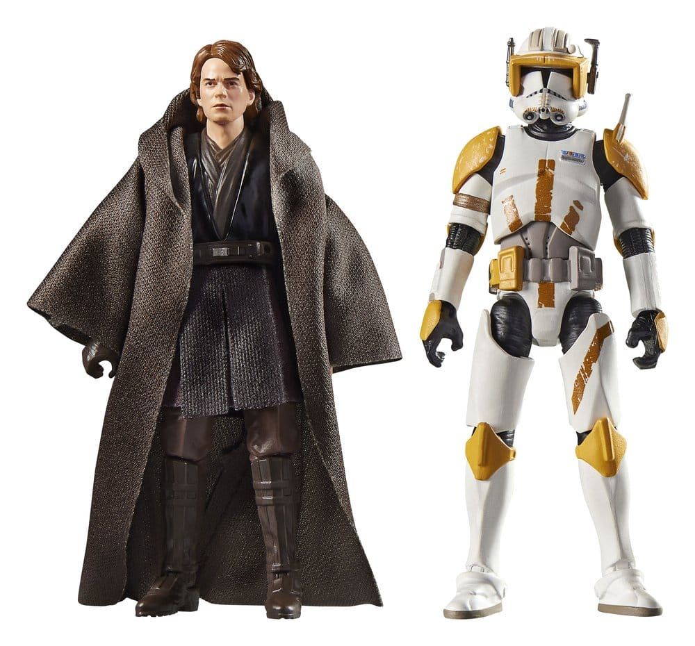 Star Wars Episode III - Vintage Collection - Pack 2 figurines Anakin Skywalker &amp; Clone Commander Cody (Utapau) 10 cm - Hasbro