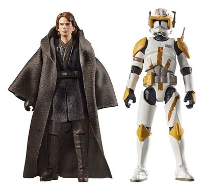 Star Wars Episode III - Vintage Collection - Pack 2 figurines Anakin Skywalker &amp; Clone Commander Cody (Utapau) 10 cm - Hasbro