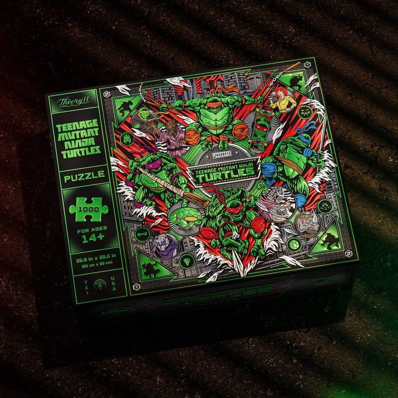 Tortues Ninja - Puzzle multidimensionnel (1000 pièces) - Theory11
