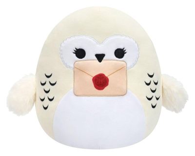 Harry Potter - Peluche Squishmallow Hedwig Holding Letter 20 cm - Jazwares