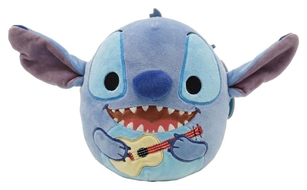 Lilo &amp; Stitch - Peluche Squishmallow Stitch With Guitar 20 cm - Jazwares