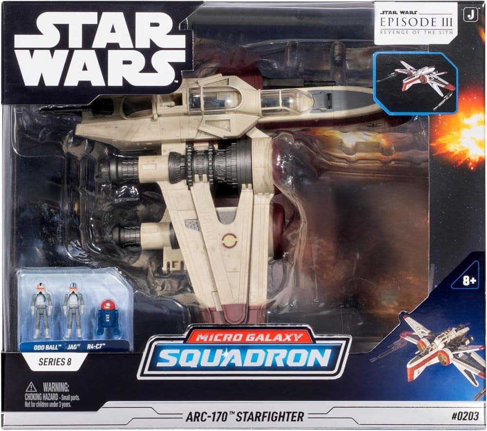 Star Wars - Véhicule de Luxe ARC 170 20 cm (Series 8) - Jazwares Star Wars - Véhicule de Luxe ARC 170 20 cm (Series 8) - Jazwares