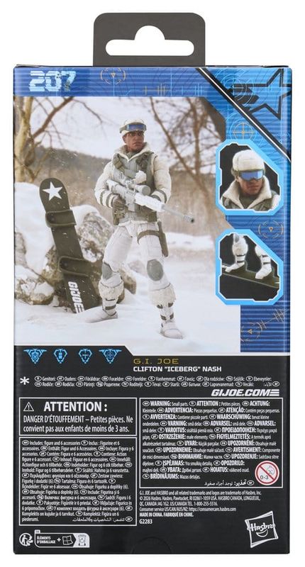 G.I. Joe Classified Series - Figurine #207 Clifton "Iceberg" Nash 15 cm - Hasbro