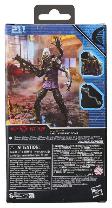 G.I. Joe Classified Series - Figurine #211 Axel "Synapse" Soma 15 cm - Hasbro