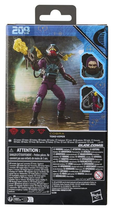 G.I. Joe Classified Series - Figurine #209 Toxo-Viper 15 cm - Hasbro