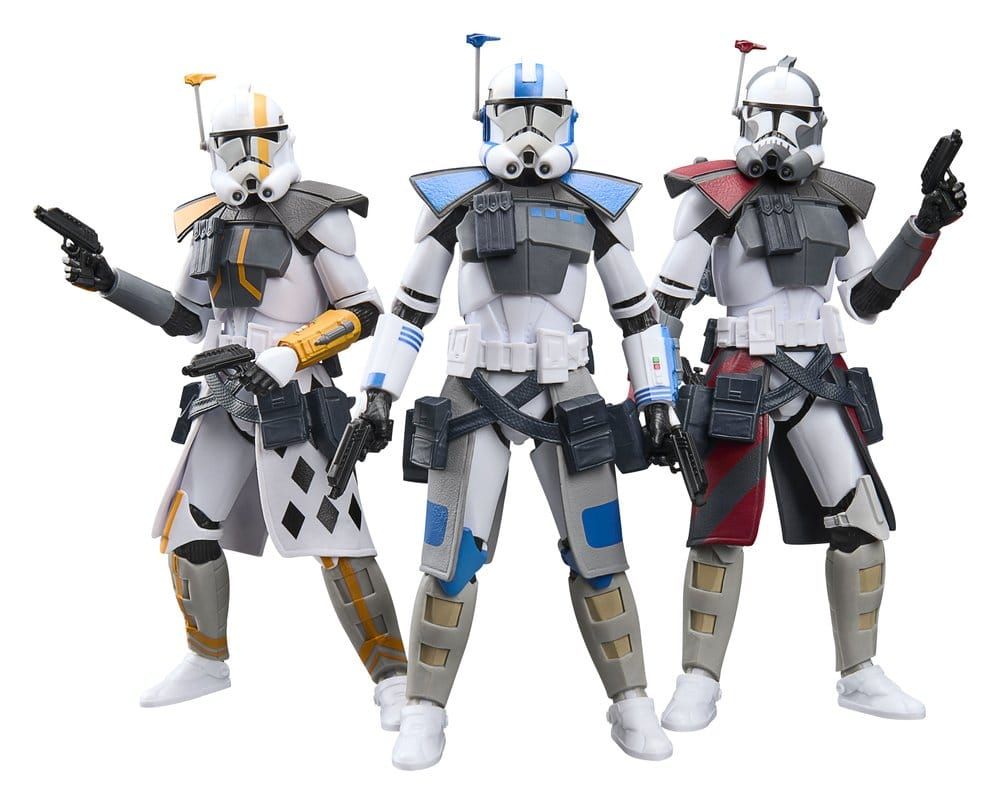 Star Wars: The Clone Wars Black Series pack 3 - Figurines ARC Trooper Havoc, Colt & Blitz 15 cm - Hasbro Star Wars: The Clone Wars Black Series pack 3 - Figurines ARC Trooper Havoc, Colt & Blitz 15 cm - Hasbro