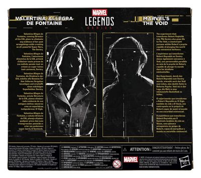 Thunderbolts Marvel Legends pack 2 - Figurines Valentina Allegra de Fontaine & The Void 15 cm - Hasbro