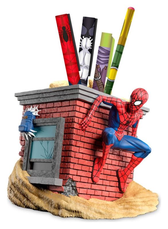 Spider-Man - Pot Ă crayons avec Set de Papeterie - Grupo Erik Spider-Man - Pot Ă crayons avec Set de Papeterie - Grupo Erik