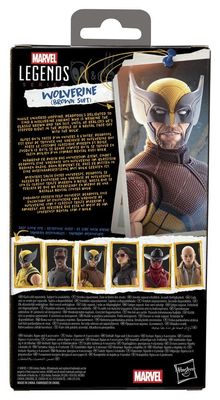 Deadpool & Wolverine Marvel Legends - Figurine Wolverine (Brown Suit) 15 cm - Hasbro