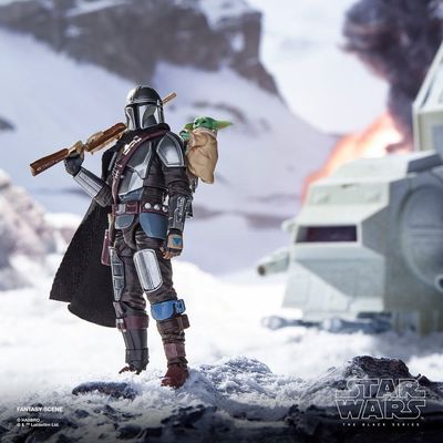 Star Wars: The Mandalorian & Grogu Vintage Collection - Figurine The Mandalorian & Grogu 10 cm - Hasbro