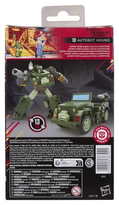The Transformers: The Movie Studio Series Deluxe Class - Figurine MTMTE Collection: Autobot Hound 14 cm - Hasbro