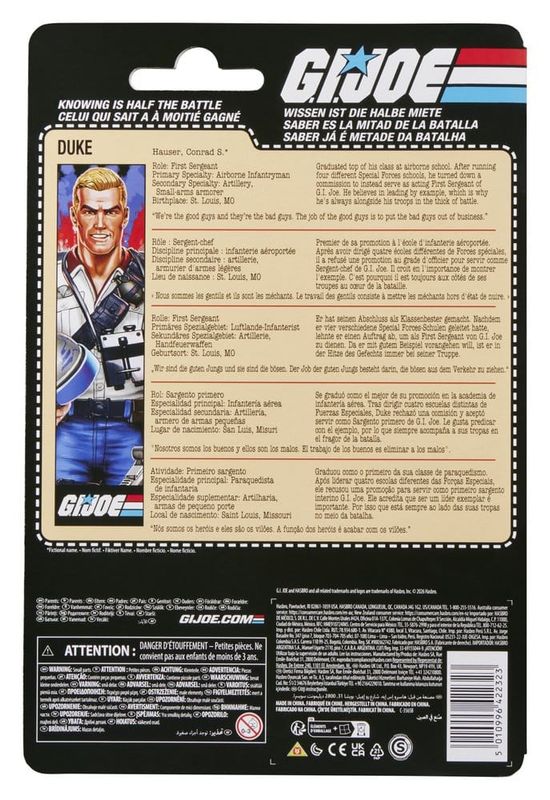 G.I. Joe Classified Series Retro - Figurine Duke 15 cm - Hasbro