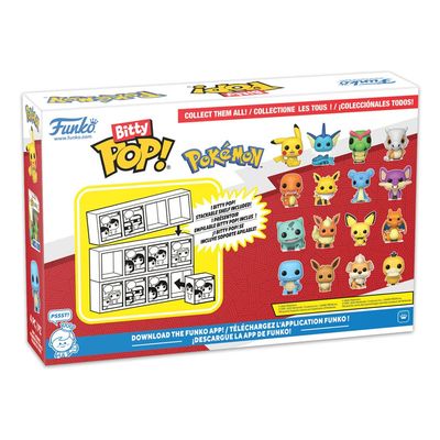Pokémon - Pack 4 figurines Bitty POP! Series 2 2 cm - Funko