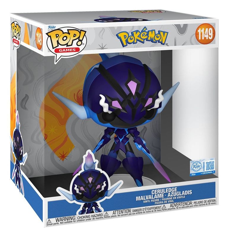 Pokémon - Figurine Super Sized Jumbo Funko POP! Ceruledge 25 cm - Funko