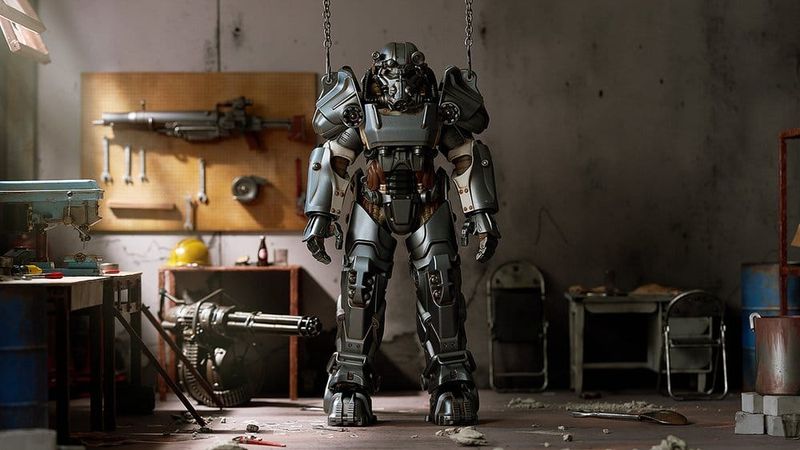 Fallout - Plastic Model Kit Plamatea T-60 Power Armor 20 cm - Good Smile Company