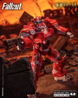 Fallout - Figurine McFarlane Elite Edition Fallout 76 Nuka Cola T-60 (Gold Label) 19 cm - McFarlane Toys