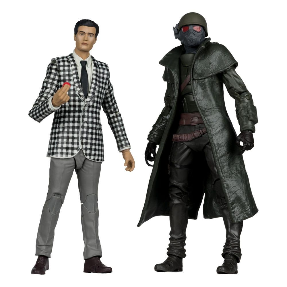 Fallout: New Vegas pack 2 - Statuettes Riot Ranger Armor &amp; Benny Survivor 18 cm - McFarlane Toys
