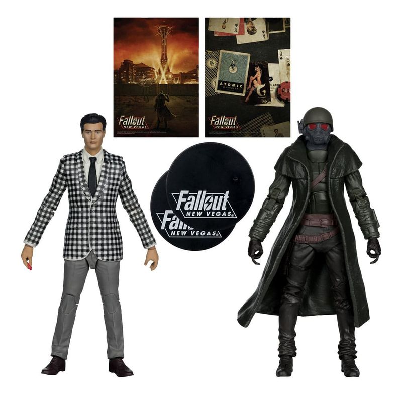 Fallout: New Vegas pack 2 - Statuettes Riot Ranger Armor & Benny Survivor 18 cm - McFarlane Toys
