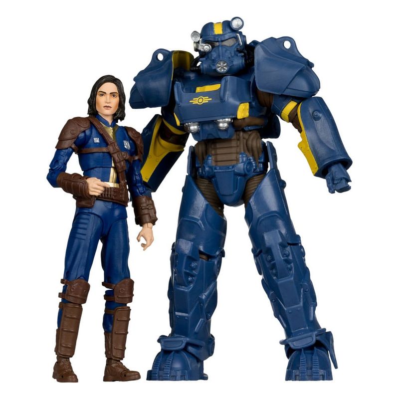 Fallout 4 - Pack 2 statuettes T-60 Vault Tec & Sole Survivor 18 cm - McFarlane Toys Fallout 4 - Pack 2 statuettes T-60 Vault Tec & Sole Survivor 18 cm - McFarlane Toys