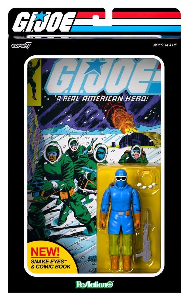 G.I. Joe - Figurine ReAction+ Snake Eyes (Skybound Comic Box Series, Issue #2) - Super7
