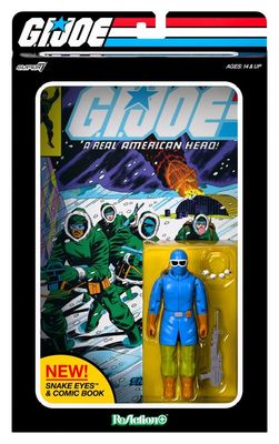 G.I. Joe - Figurine ReAction+ Snake Eyes (Skybound Comic Box Series, Issue #2) - Super7 G.I. Joe - Figurine ReAction+ Snake Eyes (Skybound Comic Box Series, Issue #2) - Super7