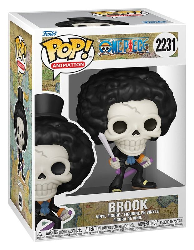One Piece - Figurine Funko POP! Brook (Refresh) 9 cm - Funko