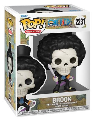 One Piece - Figurine Funko POP! Brook (Refresh) 9 cm - Funko
