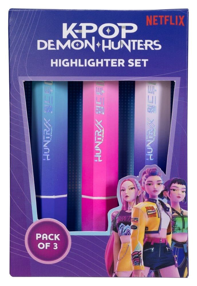 KPop Demon Hunters - Pack 3 surligneurs Huntr/x - Blue Sky Studios