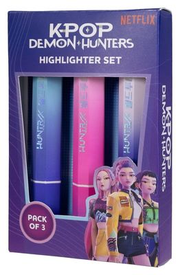 KPop Demon Hunters - Pack 3 surligneurs Huntr/x - Blue Sky Studios
