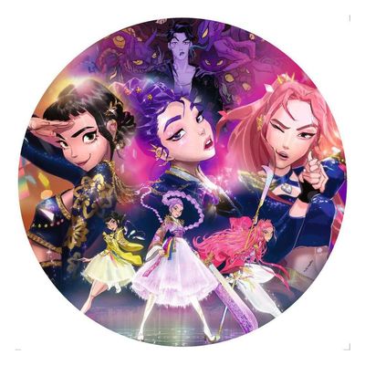 KPop Demon Hunters - Puzzle rond For the fans! (500 Pièces) - Ravensburger