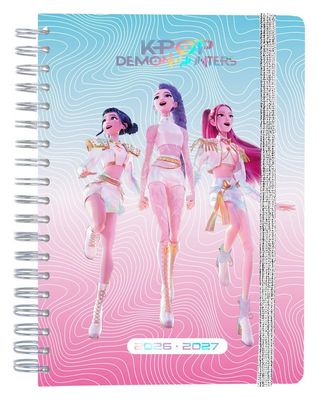 KPop Demon Hunters - Journal à spirale agenda hebdomadaire 2026/2027 A5 - Grupo Erik