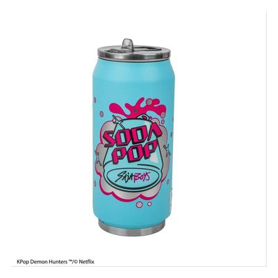 KPop Demon Hunters - Mug isotherme avec paille Soda Pop Can - Cinereplicas