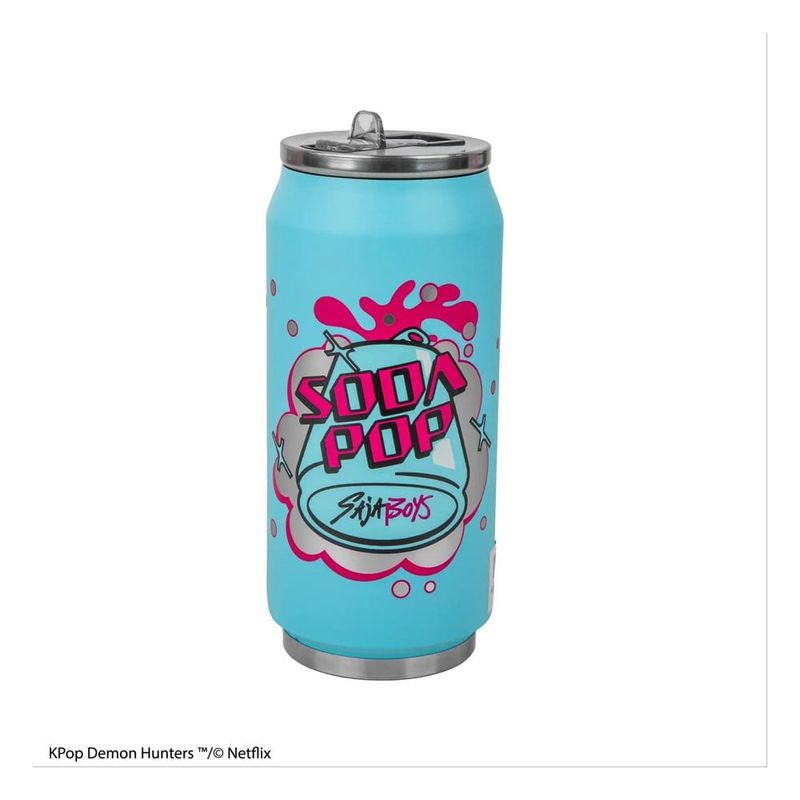 KPop Demon Hunters - Mug isotherme avec paille Soda Pop Can - Cinereplicas
