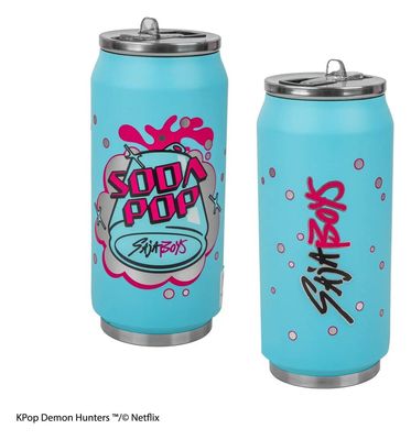 KPop Demon Hunters - Mug isotherme avec paille Soda Pop Can - Cinereplicas