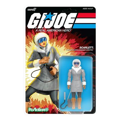 GI Joe - Figurine ReAction+ Arctic Scarlett 10 cm - Super7