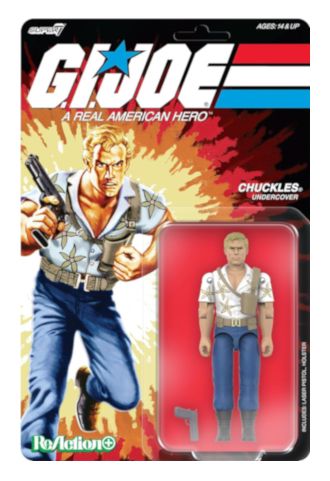 GI Joe - Figurine ReAction+ Chuckles (Movie) 10 cm - Super7