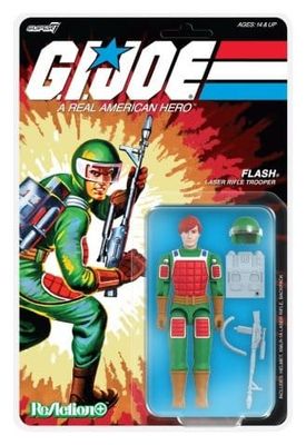 GI Joe - Figurine ReAction+ Flash (Comic) 10 cm - Super7