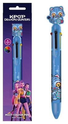 KPop Demon Hunters - Stylo 6 couleurs Derpy Tiger - Pyramid International