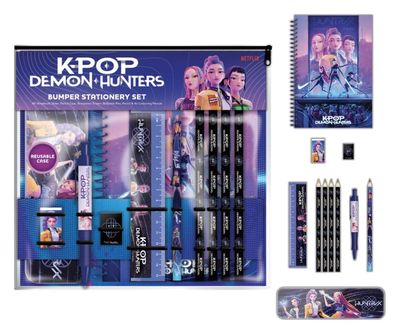 KPop Demon Hunters - Set papeterie 12 A4 Bumper - Pyramid International KPop Demon Hunters - Set papeterie 12 A4 Bumper - Pyramid International