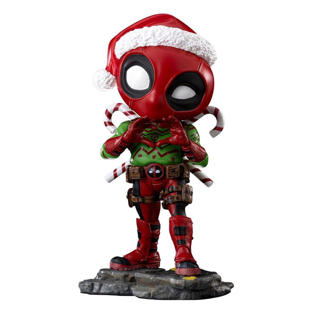 Deadpool - Figurine MiniCo Deadpool Christmas Version 15 cm - Iron Studios