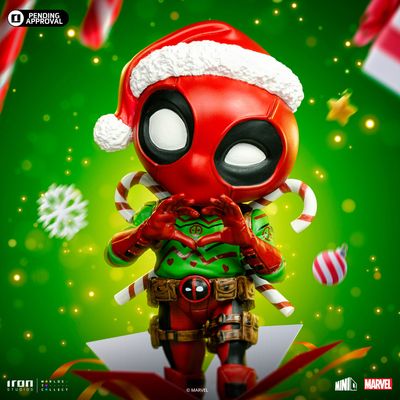 Deadpool - Figurine MiniCo Deadpool Christmas Version 15 cm - Iron Studios